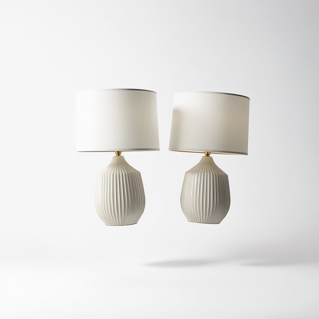 Ceramic matte glaze lamp